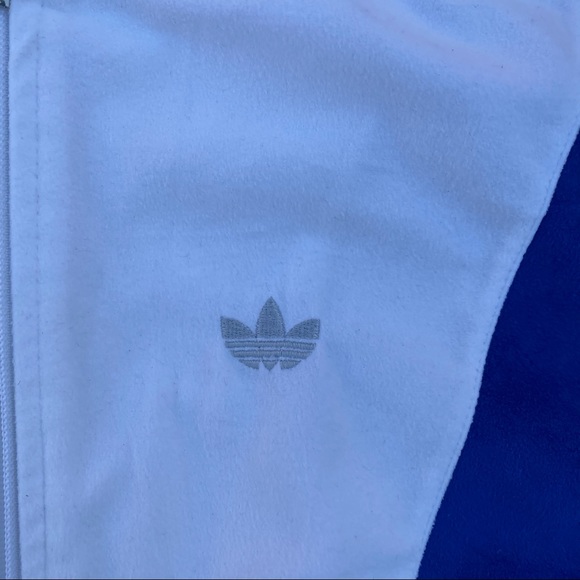 Vintage 80s Adidas Trefoil ZIP Up Track Jacket - Picture 3 of 6